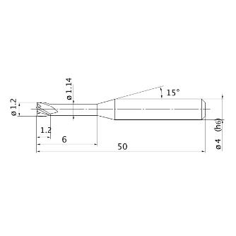 三菱マテリアル（株） エムスターエンドミル MS4XL エムスターエンドミル MS4XL D0120N060