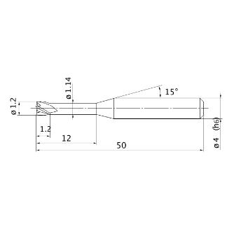 三菱マテリアル（株） エムスターエンドミル MS4XL エムスターエンドミル MS4XL D0120N120