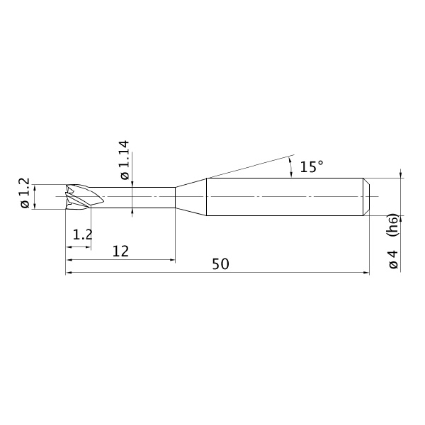 三菱マテリアル（株） エムスターエンドミル MS4XL エムスターエンドミル MS4XL D0120N120