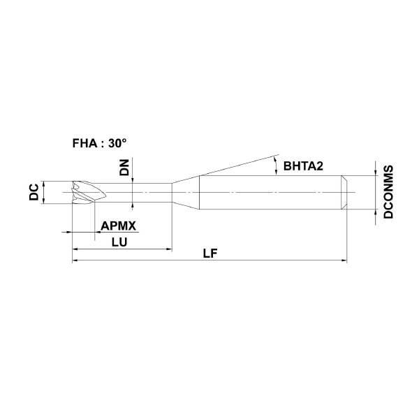三菱マテリアル（株） エムスターエンドミル MS4XL エムスターエンドミル MS4XL D0130N120