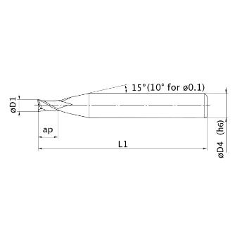 三菱マテリアル（株） エムスターエンドミル MS2SS エムスターエンドミル MS2SS D0100