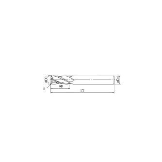 三菱マテリアル（株） エムスターエンドミル MS4MRB エムスターエンドミル MS4MRB D0400R020