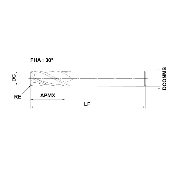 三菱マテリアル（株） エムスターエンドミル MS4MRB エムスターエンドミル MS4MRB D0600R150