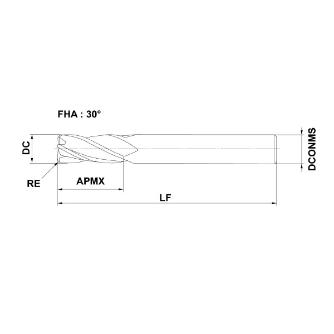 三菱マテリアル（株） エムスターエンドミル MS4MRB エムスターエンドミル MS4MRB D0800R150