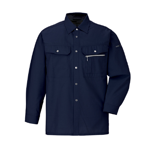 日新被服（株） 長袖シャツ 034-02 長袖シャツ 034-02-S ﾈｲﾋﾞｰ