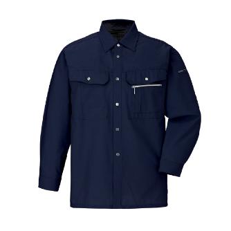 日新被服（株） 長袖シャツ 034-02 長袖シャツ 034-02-L ﾈｲﾋﾞｰ