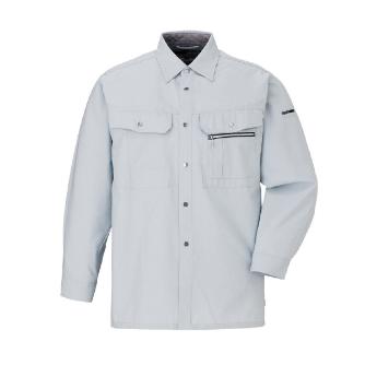 日新被服（株） 長袖シャツ 034-40 長袖シャツ 034-40-4L ｼﾙﾊﾞｰ