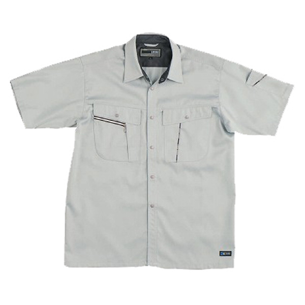 日新被服（株） 半袖シャツ 613-40 半袖シャツ 613-40-LL ｼﾙﾊﾞｰ