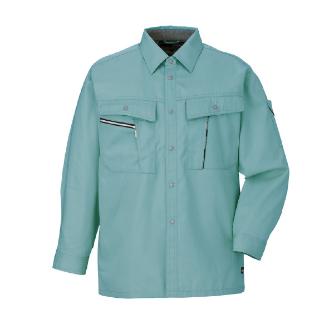 日新被服（株） 長袖シャツ 614-01 長袖シャツ 614-01-3L ｱｰｽｸﾞﾘﾝ
