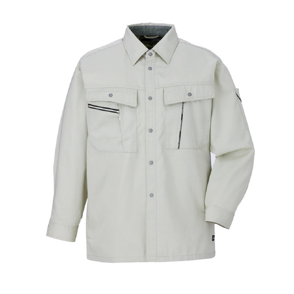 日新被服（株） 長袖シャツ 614-40 長袖シャツ 614-40-L ｼﾙﾊﾞｰ