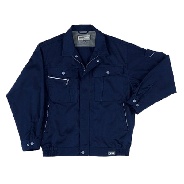 日新被服（株） 長袖ブルゾン 616-02 長袖ブルゾン 616-02-LL ﾈｲﾋﾞｰ