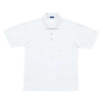 日新被服（株） 半袖ポロシャツ 7711-62 半袖ポロシャツ 7711-62-3L ﾎﾜｲﾄ