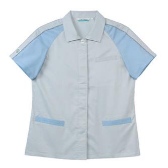 日新被服（株） 半袖スモック E1107-84 半袖スモック E1107-84-LL ｼﾙﾊﾞｰXｻｯｸｽ