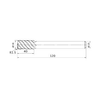 三菱マテリアル（株） インパクトミラクル VFMDRB インパクトミラクル VFMDRB D1800R150