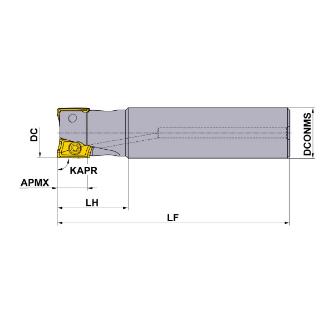 三菱マテリアル（株） カッタ 多機能用(シャンクタイプ) APX4000 カッタ　多機能用（シャンクタイプ） APX4000R323SA32LA
