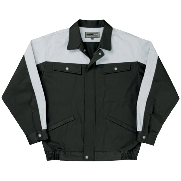 日新被服（株） ブルゾン 5306-100 ブルゾン 5306-100-L ﾗｲﾄﾌﾞﾗｯｸXｼﾙﾊﾞｰ