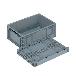 岐阜プラスチック工業（株） TP折りたたみコンテナー TPO ＴＰ折りたたみコンテナー TPO-342 GY