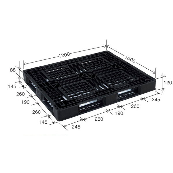 岐阜プラスチック工業（株） リスパレット JLタイプ JL リスパレット　ＪＬタイプ JL-D4-1210E ﾌﾞﾗﾂｸ