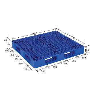 岐阜プラスチック工業（株） リスパレット JLタイプ JL リスパレット　ＪＬタイプ JL-D4-1211 ﾀﾞ-ｸﾌﾞﾙ-