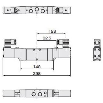 ＣＫＤ（株） セレックスバルブ パイロット式5ポート弁 4F330 セレックスバルブ　パイロット式５ポート弁 4F330-10-AC200V