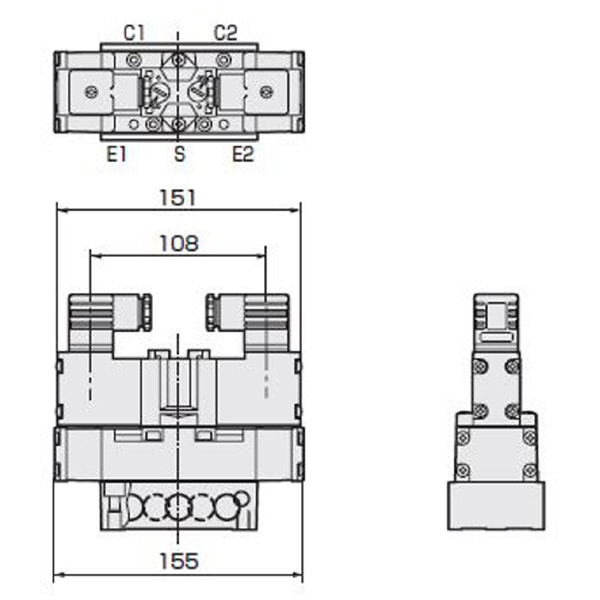 ＣＫＤ（株） セレックスバルブ パイロット式5ポート弁 4F430 セレックスバルブ　パイロット式５ポート弁 4F430-10-AC200V