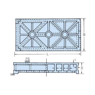 大西測定（株） 精密検査用定盤 101 精密検査用定盤 101-100100L1