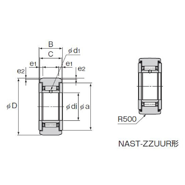 ＴＨＫ（株） ローラーフォロア NAST ローラーフォロア NAST12ZZUUR