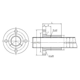 ＴＨＫ（株） スプラインナット DPM スプラインナット DPM4050