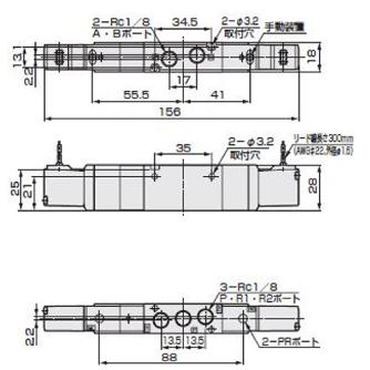ＣＫＤ（株） セレックスバルブ パイロット式5ポート弁 4KA230 セレックスバルブ　パイロット式５ポート弁 4KA230-06-AC100V