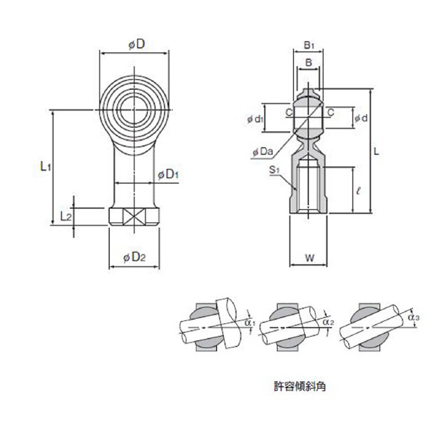 ＴＨＫ（株） ロッドエンド NHS ロッドエンド NHS18T