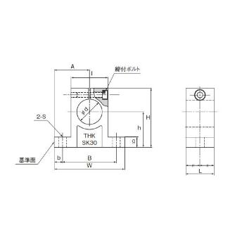 ＴＨＫ（株） サポート金具 SK サポート金具 SK30