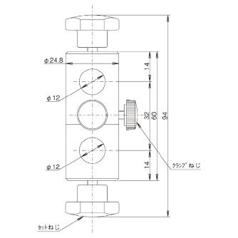 中央精機（株） クロスクランプ CR クロスクランプ CR-12-12