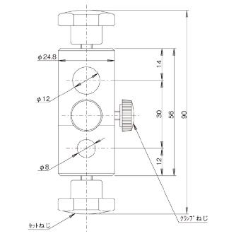 中央精機（株） クロスクランプ CR クロスクランプ CR-8-12