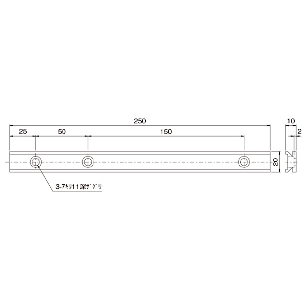 中央精機（株） ミニレール RM ミニレール RM-250