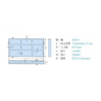 大西測定（株） 箱型定盤 105 箱型定盤 105-100100B