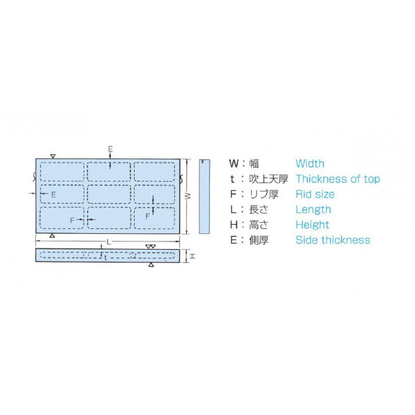大西測定（株） 箱型定盤 105 箱型定盤 105-100100B