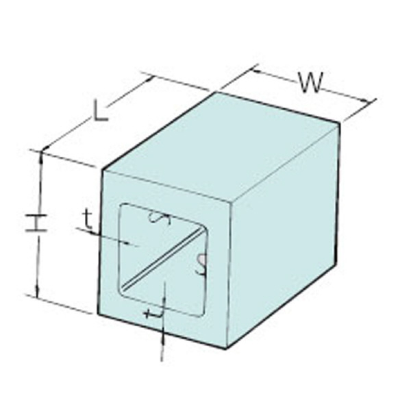 大西測定（株） 箱型ブロック 123 箱型ブロック 123-100100100A