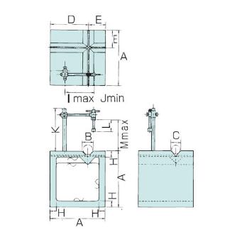 大西測定（株） V溝付桝型ブロック 124 Ｖ溝付桝型ブロック 124-200B