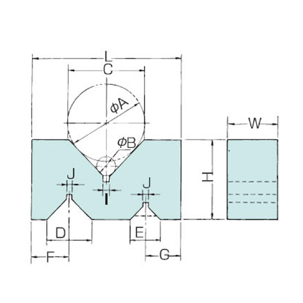 大西測定（株） 鋳鉄製精密ヤゲン台 126 鋳鉄製精密ヤゲン台 126-100A