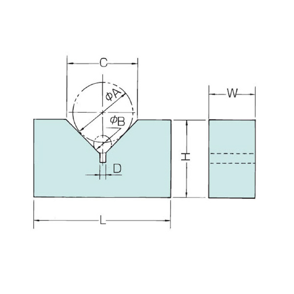 大西測定（株） 硬鋼製Vブロック 128 硬鋼製Ｖブロック 128-300
