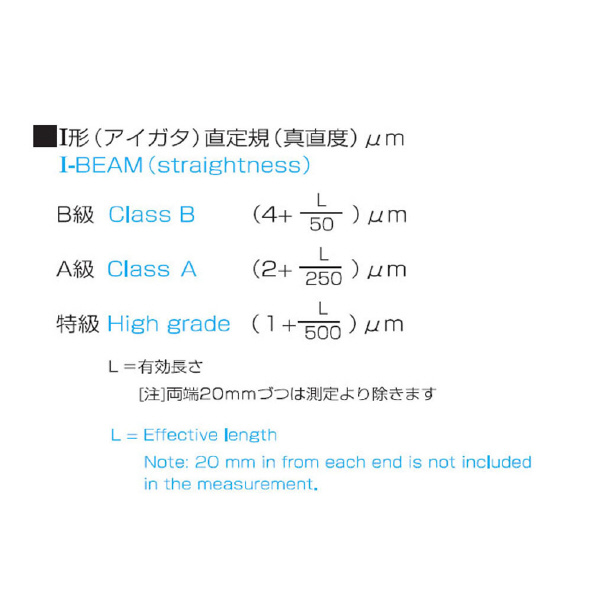 大西測定（株） I型直定規 146A Ｉ型直定規 146A-300A
