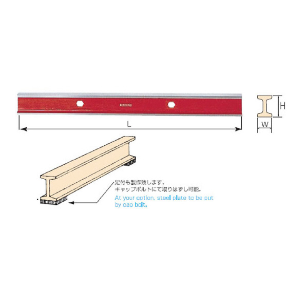 大西測定（株） 工型ストレートエッジ 132 工型ストレートエッジ 132-2500A