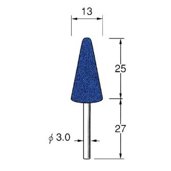 日本精密機械工作（株） 軸付砥石 軸径φ3 G35 軸付砥石　５本 G3511