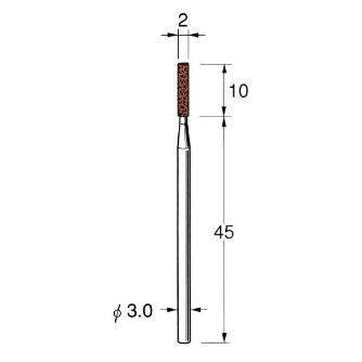 日本精密機械工作（株） 機械研削用軸付砥石 G 機械研削用軸付砥石　５本 G4320