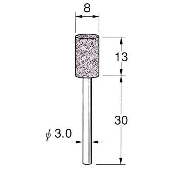 日本精密機械工作（株） 軸付砥石 軸径φ3 G32 軸付砥石　５本 G3235