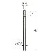 日本精密機械工作（株） 軸付電着ダイヤモンド砥石 軸径φ2.34 D 軸付電着ダイヤモンド砥石 D1125