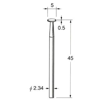 日本精密機械工作（株） 精密加工用スチールカッター クラウンソー C スチールカッター　クラウンソー　２本 C1650