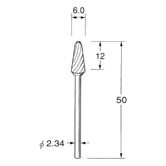 日本精密機械工作（株） 精密加工用超硬カッター スパイラルカット K 精密加工用超硬カッター　スパイラルカット K1761