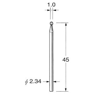 日本精密機械工作（株） 精密加工用超硬カッター ラウンド K 精密加工用超硬カッター　ラウンド K1010