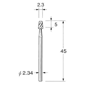 日本精密機械工作（株） 精密加工用超硬カッター テーパー K 精密加工用超硬カッター　テーパー K1423